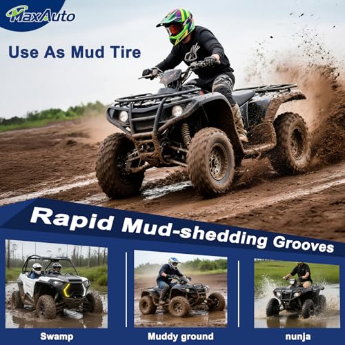 MaxAuto ATV UTV Mud Sand Tire Set