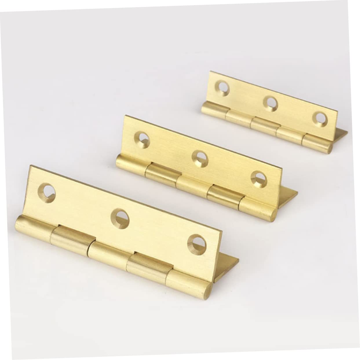 Abaodam 18pezzi Cerniere Rame Antirumore Per Mobili e Porte Cerniere Resistenti Rame Per Armadi e Scatole Gioielli Design Vintage