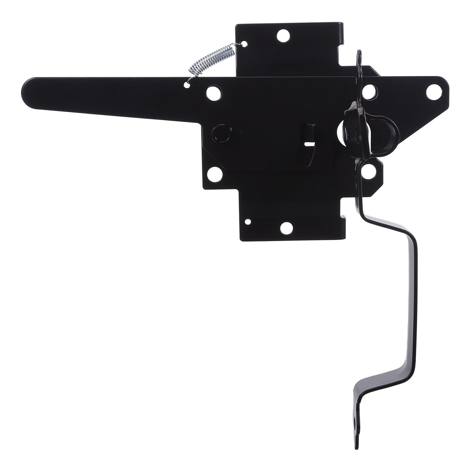Yardenfun Heavy-duty Rustproof Backyard Fence Gate Lock with Self-closing Gravity Lever Powder Coated Stainless Steel Hardware for Driveway And Garden Security