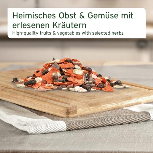AniForte Barf Zusatz für Hunde Früchte und Gemüse mit Kräutern 1kg - Naturprodukt, Barf Ergänzungsfutter, glutenfrei, Flocken ohne künstliche Zusätze, 100% Natur Ergänzung barfen, Futter