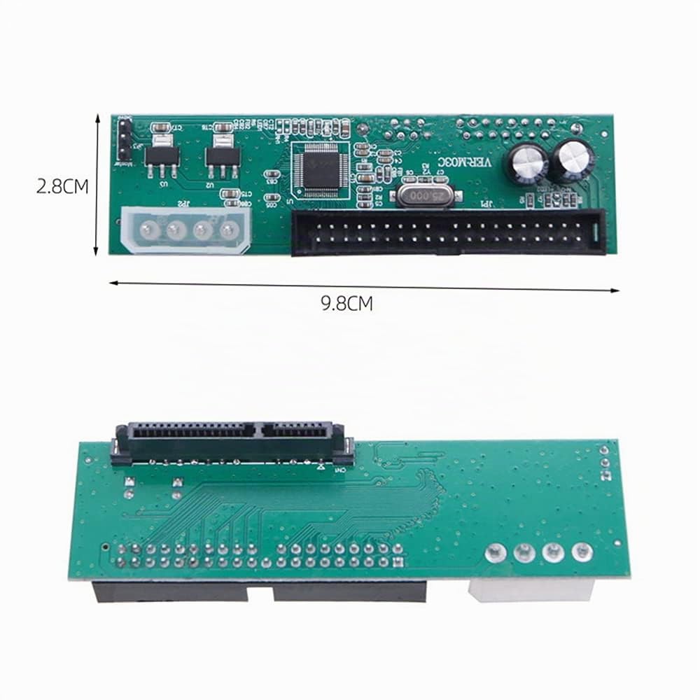Adattatore convertitore per scheda madre da disco SATA a IDE/PATA a 40 pin, PCBA, per computer desktop e disco rigidi da 2,5 e 3,5 pollici