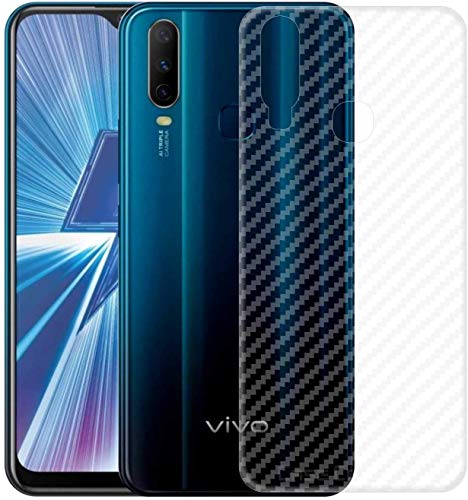 Image of Compatible with Vivo Y17 Back Screen Protective Film Carbon Fiber Skin Transparent Screen Guard Sticker
