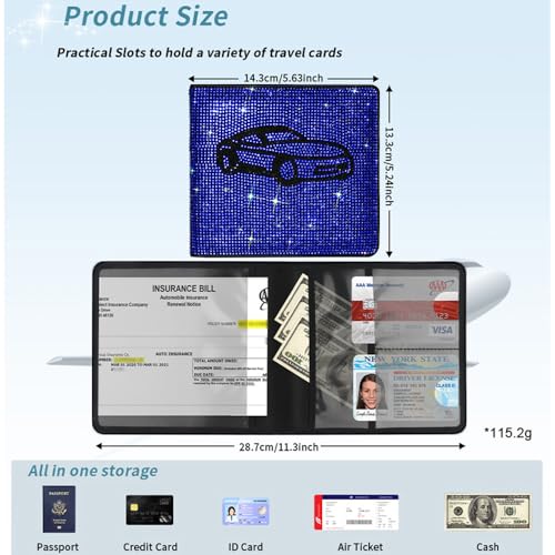 Organizador para Documentos Brillante Azul miniatura 3