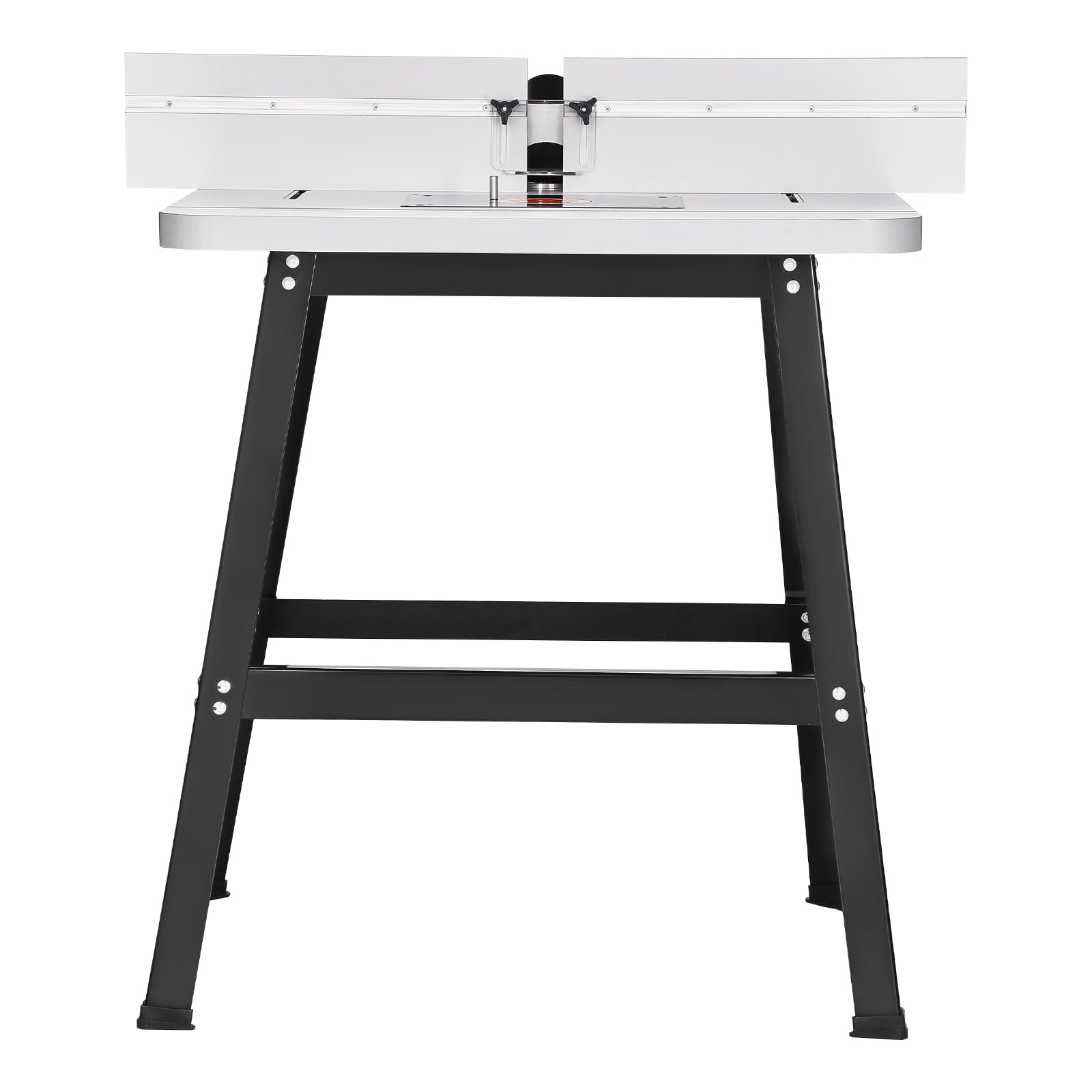 VEVOR kit di tavolo di fresatura di precisione, 800 x 606 x 36 mm, Accessori per Tavolo di Fresatura con Guida Regolabile, Piano in MDF, Base in Metallo Robusto, Porta di Raccolta della Polvere