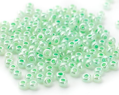 Cousin Czech Glass Beads, 11/0 Seamist Ceylon Seed Beads, 10 Grams #TOP1