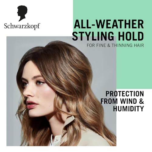 Image of Schwarzkopf Taft Volume Hair Spray Hold Level 5, Hair Mousse for Fine and Thinning Hair, Volumising Mousse that Prevents Blow-Dry Damage, Non-Sticky, Vegan Formula - 250 ml (Pack of 2)