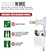 612 Vermont Clear 35 Count Christmas String Lights on White Wire Cord, UL Approved for Indoor Use Only, Total Length 7.5 Foot, Lighted Length 6.1 Foot