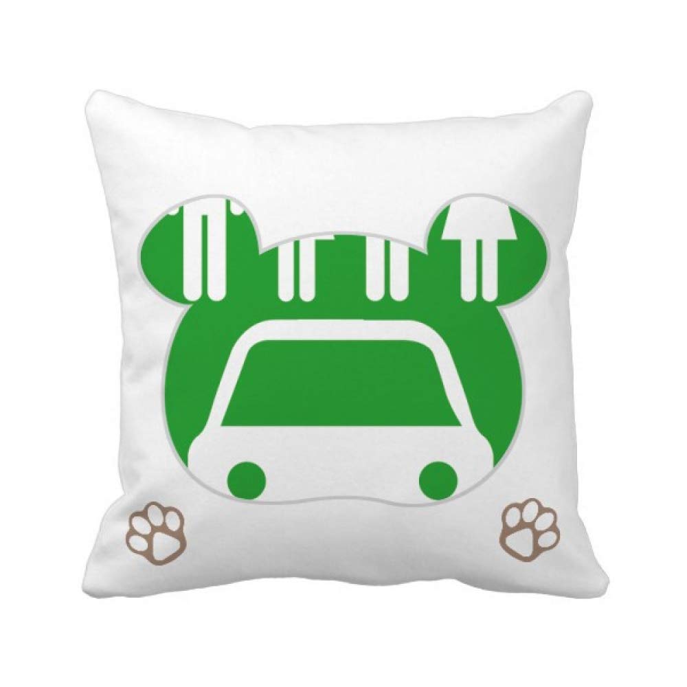 Housse de coussin carrée ours 4 personnes pour vos soirées cocooning en famille au coin du feu