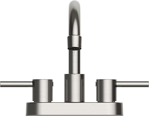 Miniatura 3 de Design House 593947 Eastport II - Grifo de 2 manijas para baño, níquel satinado