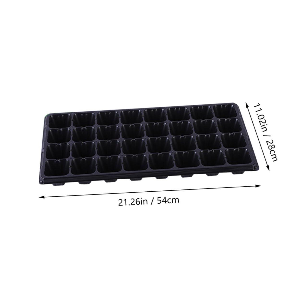 UPKOCH Lot de 10 Plateaux de Germination en Plastique Épaissi pour Semis, Kit de Culture de Plantes Résistant la Sécheresse, pour Jardinage Extérieur