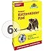 Produktbild Gardopia Sparpaket: 6 x 400g Neudorff Sugan Rattenköder Pads, hochattraktiver Spezialköder gegen Ratten Plus Zeckenzange mit Lupe