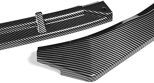 EPARTS 3 Pieces Style Front Bumper Lip Spoiler Splitter Chin Side Body Kit Trim Protection Compatible with 2011-2013 Kia Optima SX/Hybrid (Painted Carbon Fiber Style)