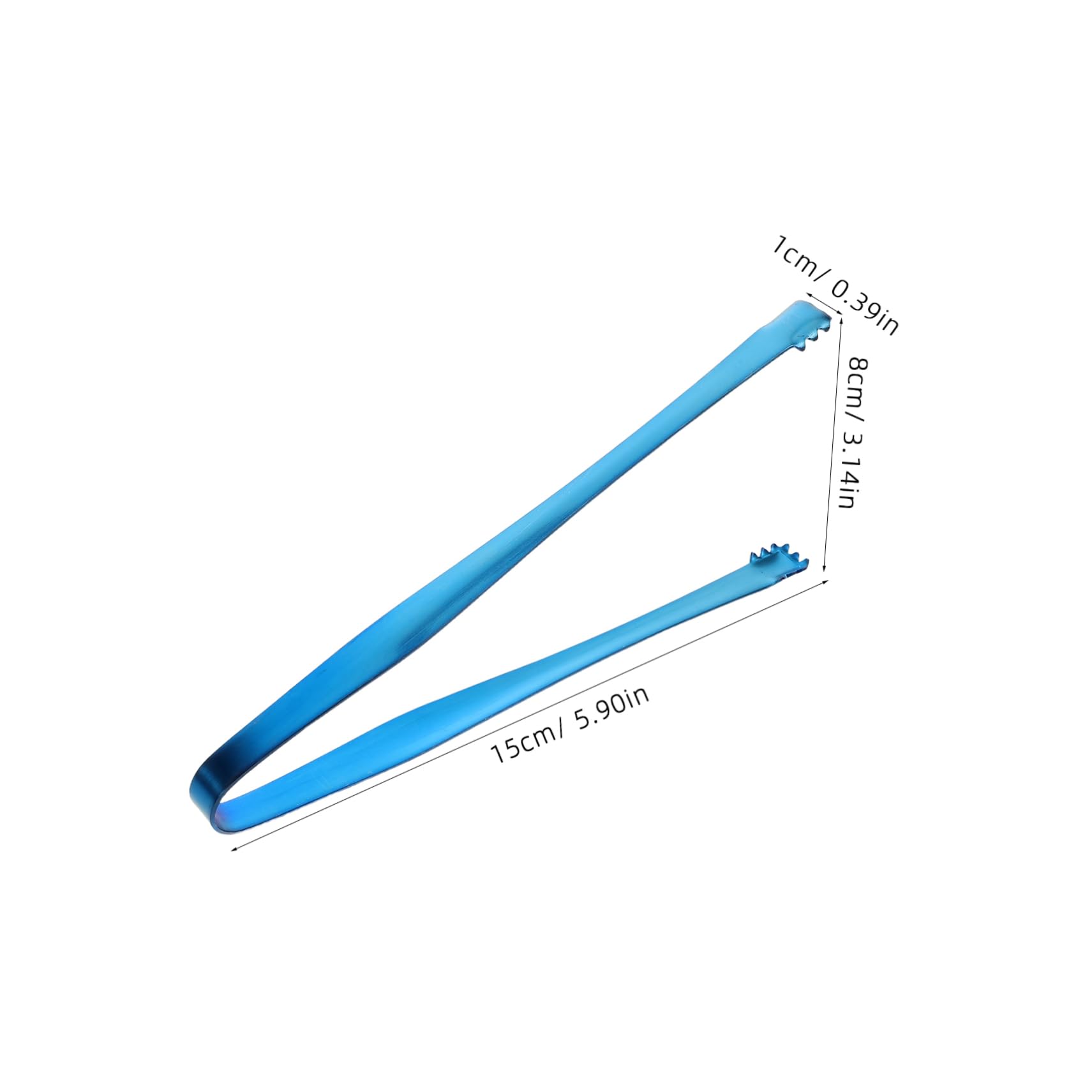 VICASKY Camping Essential: 2pcs Stainless Steel Ice Cubes Tongs Eggshell Removal Tool Food Tongs for Tea Appetizers Salad