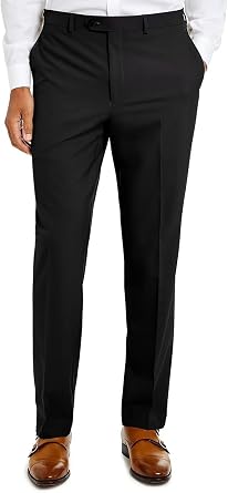 Mens Slim Fit Dress Pants Skinny Stretch Suit Pants for Men Classic Fit Casual Pant