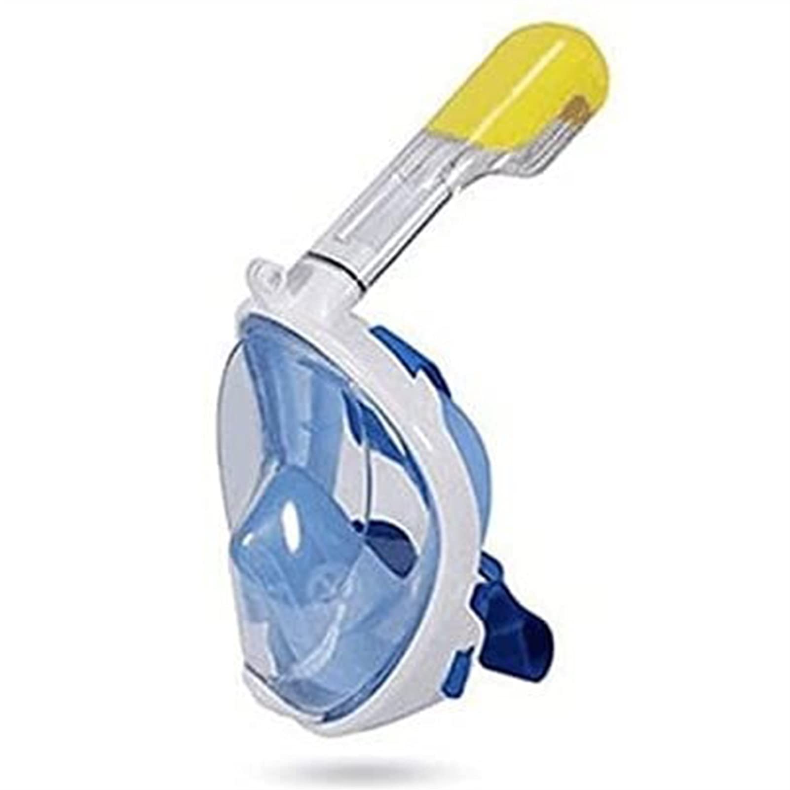 máscara de Buceo, Máscara de Snorkel Silicona Cara Completa, Submarino 180°, máscara Buceo Boca Plana Tipo seco, Adecuada for Adultos y niños
