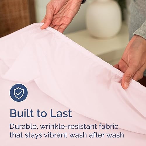 Miniatura 113 de King Fitted Bed Sheet - Bottom Single Fitted Sheet Only - Ultra-Soft Hotel Luxury Bedding w/ 8-16 Inch Deep Pockets - Breathable, Cooling & Wrinkle
