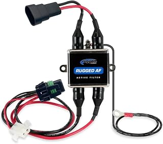 Rugged Active Noise Filter for Two Way Mobile Radios with Waterproof Radio Connectors - Compatible with M1 / GMR25