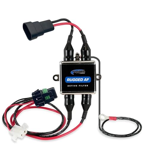 Rugged Active Noise Filter for Two Way Mobile Radios with Waterproof Radio Connectors - Compatible with M1 / GMR25