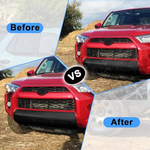 SecosAutoparts 2pcs Front & Rear Bumper Valance Panel Molding, Matte Black, Fit for Toyota 4Runner 2016-2024, NOT Fit for Limited and TRD Sport Model by SecosAutoparts - Image 4