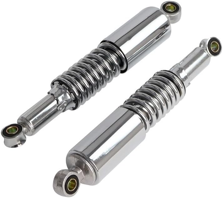 Bike Rear Shock CNC Aluminum Motorcycle Rear Shock Absorber Suspension Protection for 350mm Suspension Spring Replacement