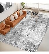 Blivonta 6'x9' Area Rug for Living Room Bedroom Machine Washable Non Slip Vintage Carpet Foldable...