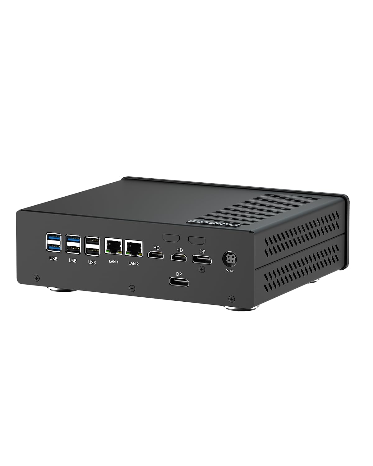 FANPEEC AI Mini PC Core Ultra 5-135H avec RTX 5050, PC Gaming 16Go DDR5 1To NVME SSD, WiFi6 BT5.2, 8K Quad Display, Mini Workstation Ordinateur avec AI Boost NPU, TPM2.0
