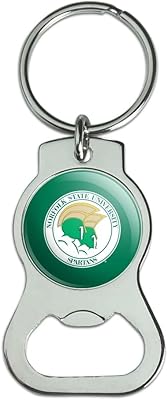 GRAPHICS & MORE Norfolk State University Primary Logo Keychain with Bottle Cap Opener