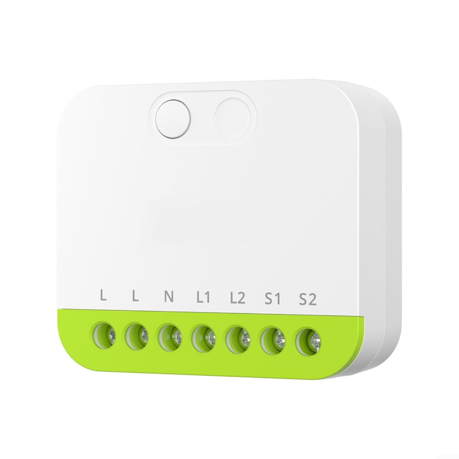 Pour interrupteur intelligent Zigbee 2 canaux 16 A pour commande MINI-ZB2GS