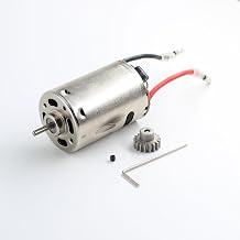 7.4V 540 Brushed Motor with 17T Motor Pinion Gear RC Spare Parts for WLtoys 12428 12427 12423 124006 RC Car
