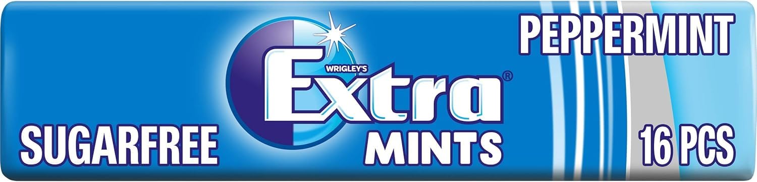 Wriigleys Extrta Peppermint Sugarfree Mints (Pack of 24)