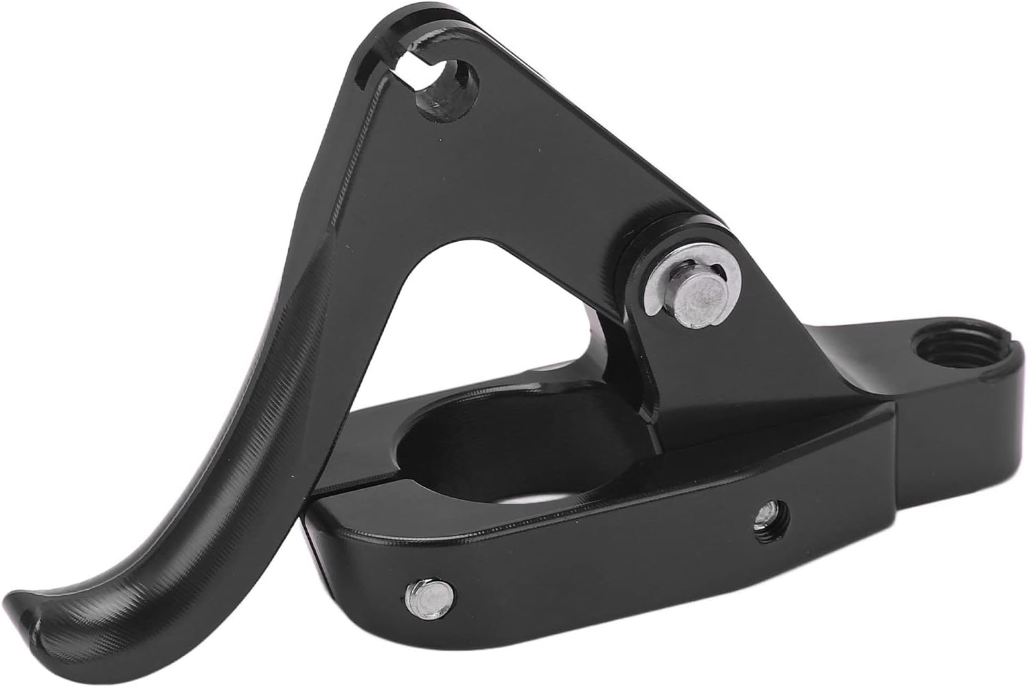 Motorcycle Thumb Clutch Lever Assembly Replacement Kit - Short Throttle Lever Thumb Assembly for Motorcycle - Black Color - Universal Fit