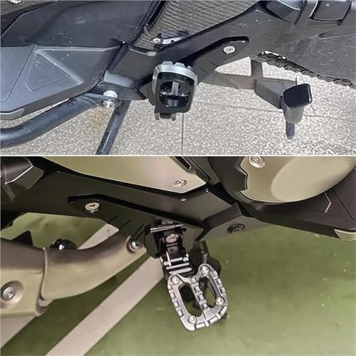 Repose-Pieds Moto X-ADV 750 Pliables pour Partir en Duo en Toute Sérénité - 6