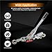 higehio Come Along Puller, 5 Ton(11,000Lbs) Dual Gear Power Puller 3 Hook Heavy Duty Steel Cable Come Along Winch Hand Winch Cable Puller Automotive Hoist Winch Puller