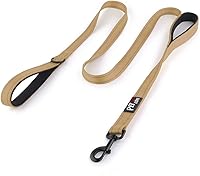 Vista 7 de Correa de perro de doble asa Plutus Pet de 6 pies, correa resistente con doble asa reflectante para entrenamiento de seguridad, para perros medianos