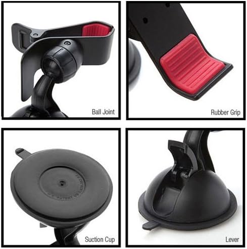 Miniatura 4 de E393 - Soporte para teléfono inteligente, color blanco, con clip para varios teléfonos inteligentes, automóviles y escritorio