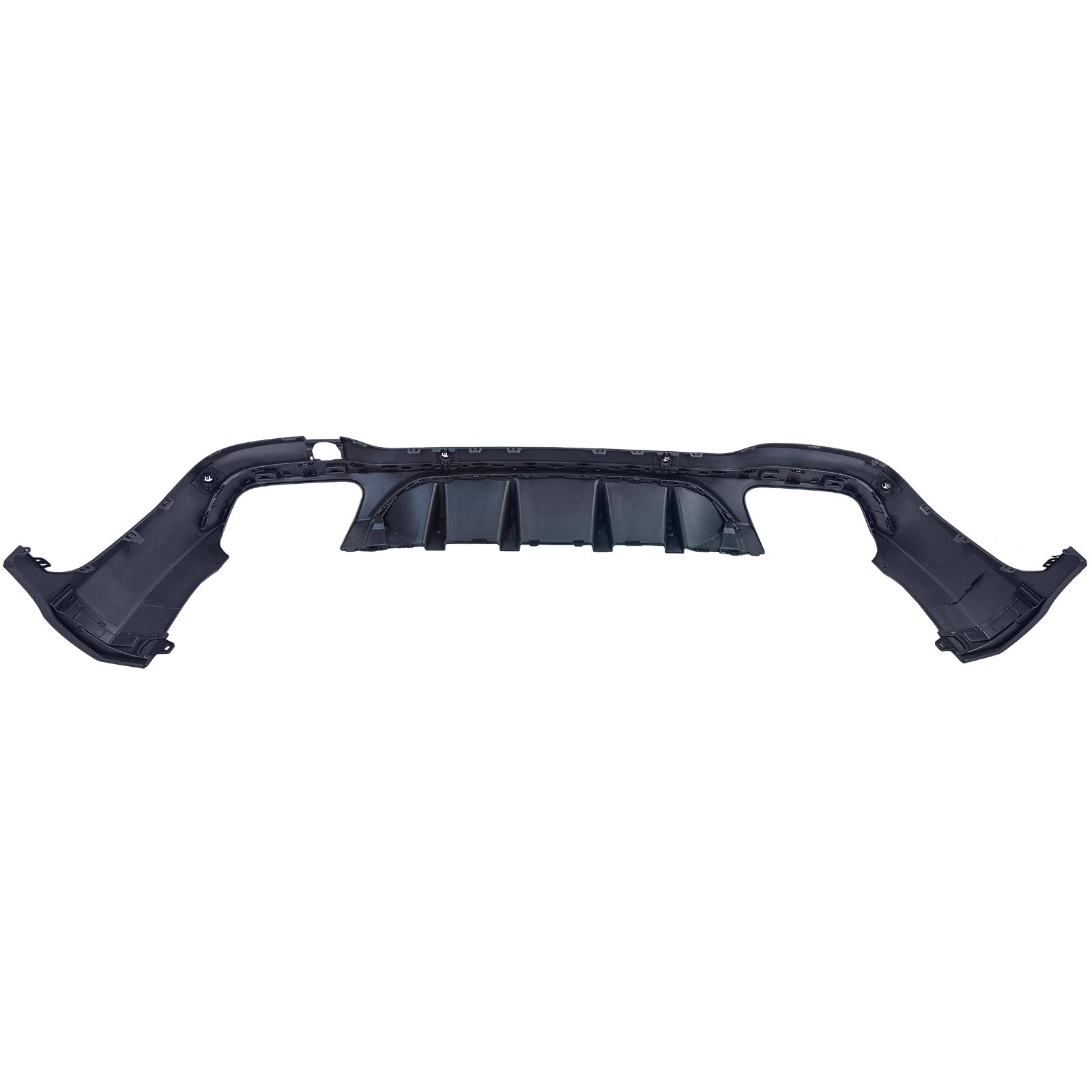 Heck Diffusor Sport + schwarze Endrohre für Mercedes GLC X253 19-22 Facelift