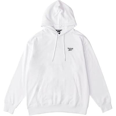 [Reebok] フード付きトレーナー パーカー スウェット 裏毛 長袖 フード付き シンプル プルパーカー 保温 オーバーサイズ 大きいサイズ LLサイズ