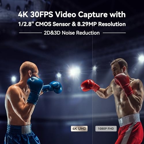 Image of Tenveo 4K 20X NDI PTZ Camera with AI Humanoid & Face Auto-Tracking HDMI /USB3.0 /LAN(PoE) (3pcs) and 7'' LCD Quad-Screen NDI PTZ Joystick Controller and 8 Port PoE Switch Bundle /Kit for Live Production