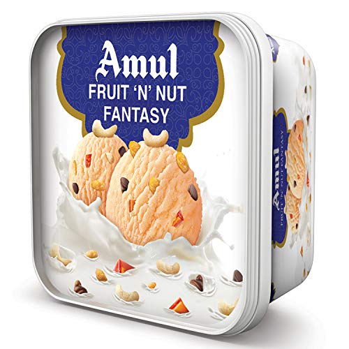 Image of Amul Ice Cream Fruit N Nut Fantasy, 1 Litre