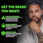 2X Thickening BIOTIN Beard Balm For Men & Mustache Wax for Beard Growth • Organic Beard Conditioner for Men & Beard Softener for Men • Beard Moisturizer for Men • Castor Oil Beard Wax for Men • USA - Image 4