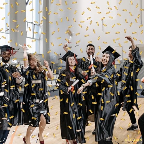Image of Graduation Decorations 2026, Gold Graduation Confetti 2026 - Pack of 500 | Shiny 2026 Confetti | 2026 Confetti Graduation, 2026 Graduation Table Decorations, Grad Confetti 2026 - KatchOn