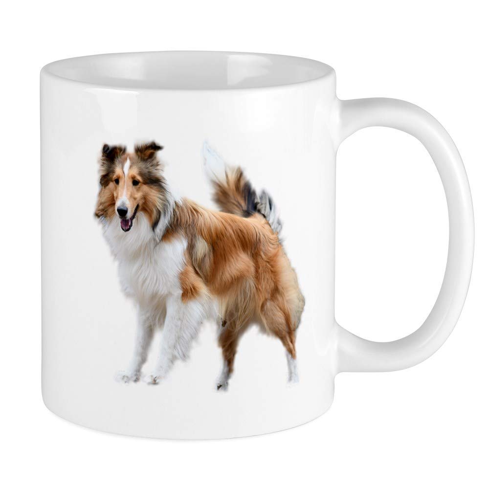 VOLTX DESIGN Just Like Lassie White Ceramic Mug 11 Oz Coffee Mug, 350ml (VTX-1687)