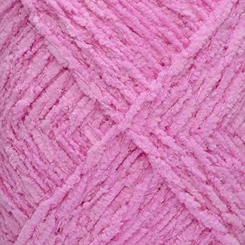Image of M.G Enterprise Blanket Yarn Pink WL 400 gm Thick Chunky Knitting Wool Yarn. J K SA