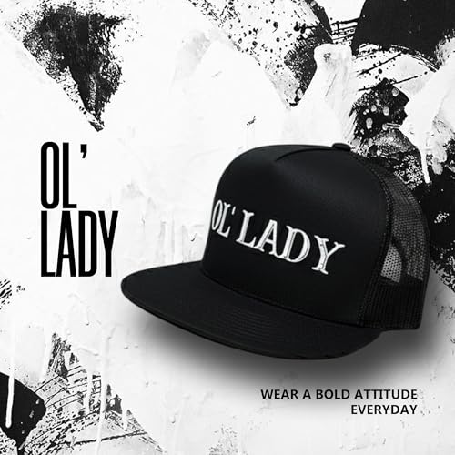 Sombrero OL' Lady para hombre y mujer negro miniatura 4