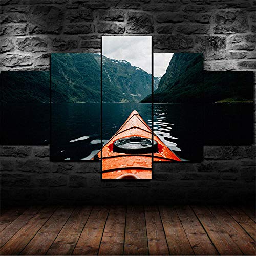Tableaux deco murale salon haut de gamme imprime toile intissee voiture sport et luxe 5 pieces