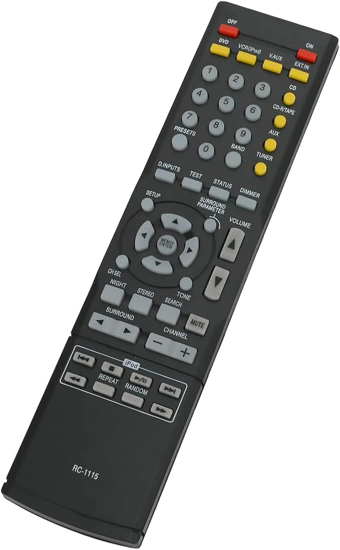 GHUSTRC-1115 RC1115 Remote Control Replacement for Denon AV Surroud Receiver AVR-390 AVR390 AVR-3801 AVR-3802 AVR-3803 AVR-3804 AVR-3805 AVR-3806 AVR-3807