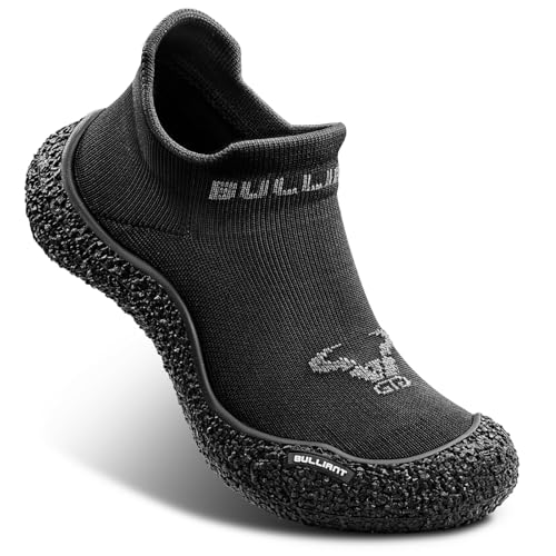 Men Water Shoes-Grip Slippers Socks Barefoot Hiking Beach Shoes for Men Women with Cushioned Insole&Drainage Sole