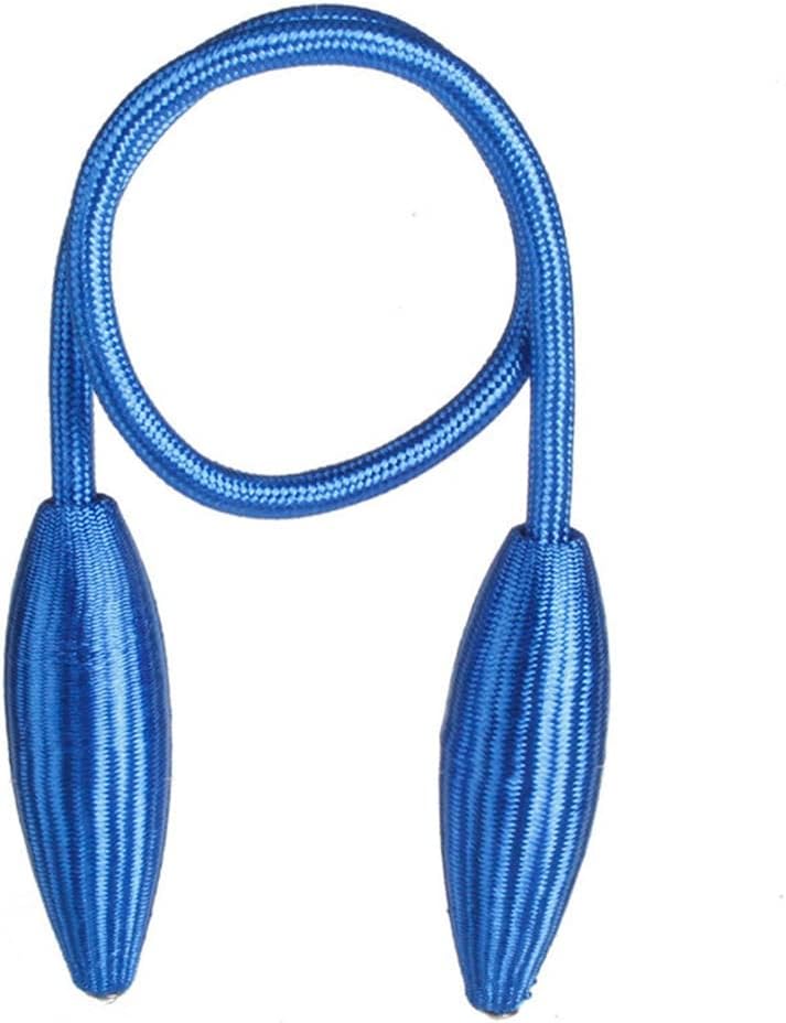 FMURY 2 Pack Magnetic Curtain Clip Curtain Holder Strap Buckle Clip Home Decor Hanging Ball Buckle Strap(Black)