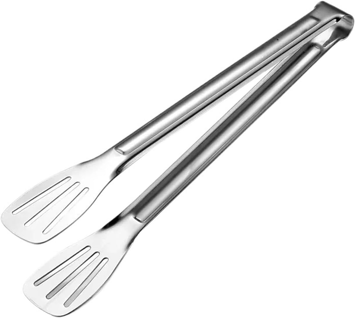 Juego de 5 pinzas de acero inoxidable para alimentos, utensilios de cocina para cocinar, bufé, postres, ensaladas y barbacoas, 14 pulgadas de largo, herramienta duradera de abrazadera anticalor