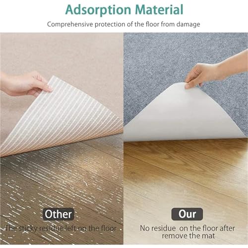 Tapis de chaise de bureau discret 90x120 cm pour protéger votre espace de télétravail